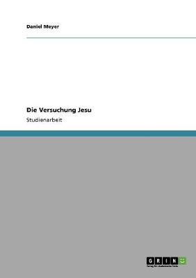 Book cover for Die Versuchung Jesu