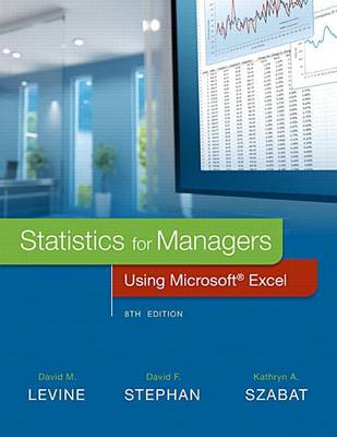 Book cover for Statistics for Managers Using Microsoft Excel Plus Mylab Statistics with Pearson Etext -- Access Card Package