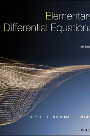 Cover of Elementary Differential Equations, Eleventh Edition Enhanced EPUB