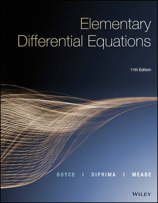 Book cover for Elementary Differential Equations, Eleventh Edition Enhanced EPUB