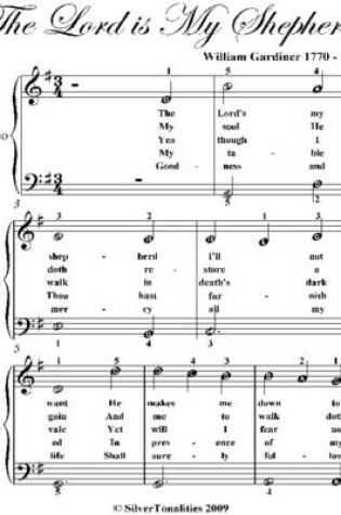 Cover of The Lord Is My Shepherd Easy Piano Sheet Music