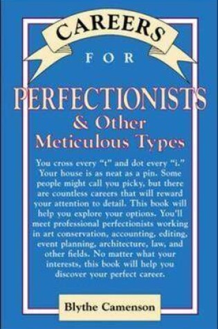 Cover of Perfectionists & Other Meticulous Types