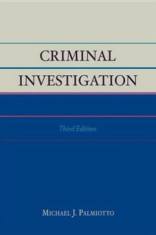 Cover of Criminal Investigation