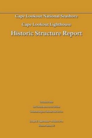 Cover of Historic Structure Report