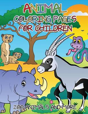 Book cover for Animal Coloring Pages for Children