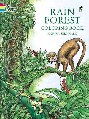 Cover of Rain Forest Coloring Book