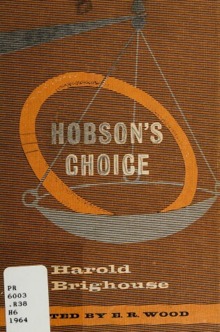 Cover of Hobson's Choice