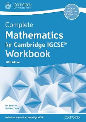 Book cover for Complete Mathematics for Cambridge IGCSE (R) Workbook (Core & Extended)