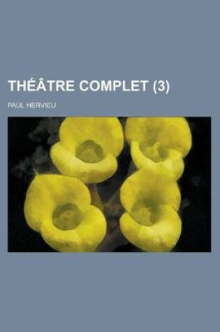 Cover of Theatre Complet (3)