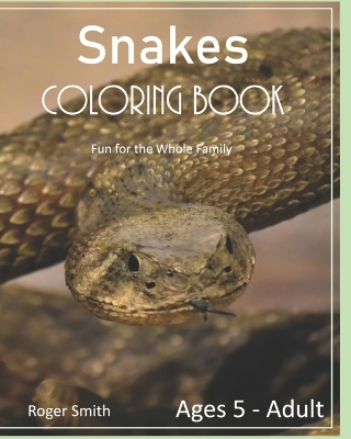 Book cover for Snakes Coloring Book