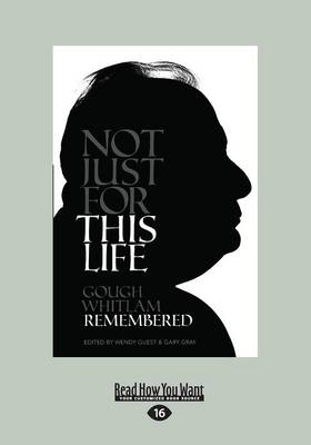 Book cover for Not Just for This Life