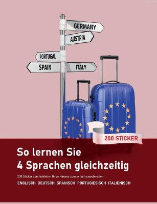 Book cover for So lernen Sie 4 Sprachen gleichzeitig