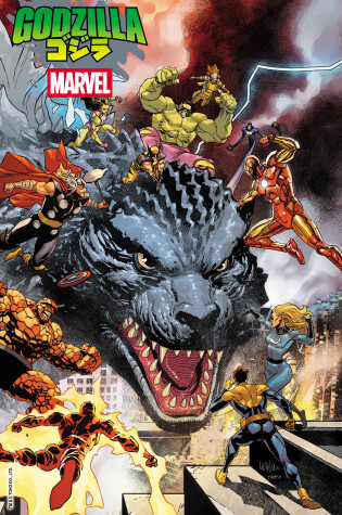 Cover of GODZILLA VS. THE MARVEL UNIVERSE