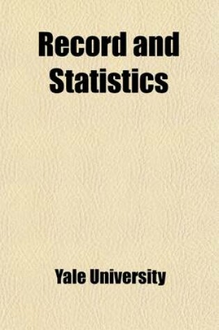 Cover of Record and Statistics