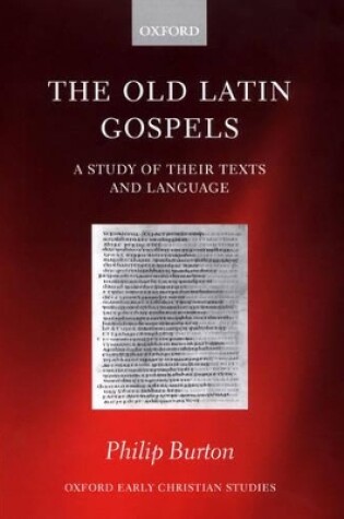 Cover of The Old Latin Gospels