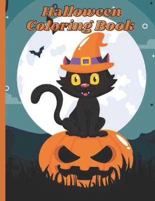 Book cover for Halloween Coloring Book