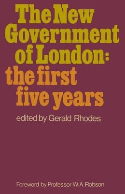 Book cover for The New Government of London