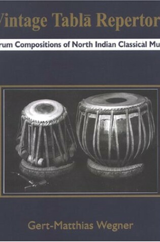 Cover of Vintage Tabla Repertory