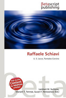 Book cover for Raffaele Schiavi