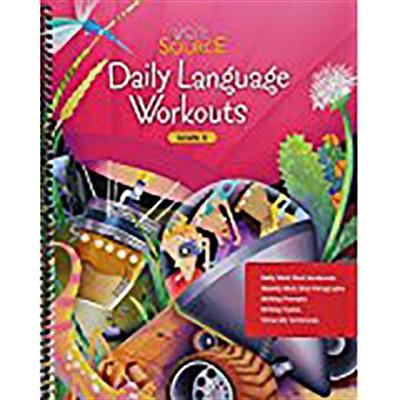 Book cover for Daily Language Workout Grade 8