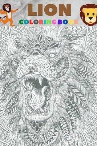 Cover of Lion the Coloring Book