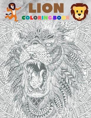 Book cover for Lion the Coloring Book