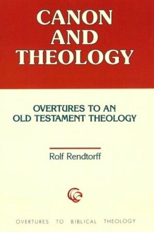 Cover of Canon and Theology