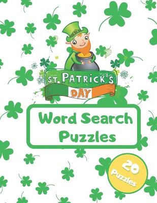 Book cover for St. Patrick's Day Word Search Puzzles