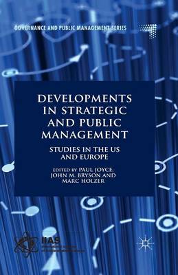 Cover of Developments in Strategic and Public Management