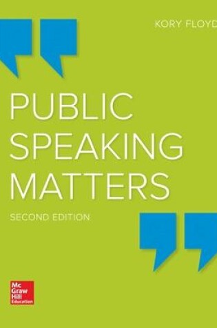 Cover of Public Speaking Matters