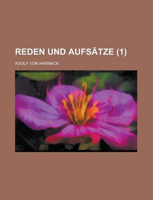 Book cover for Reden Und Aufstze (1-2)