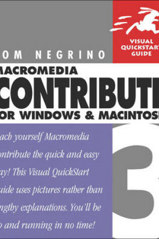 Cover of Macromedia Contribute 3 for Windows and Macintosh