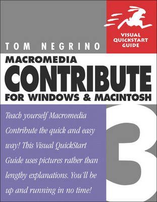 Book cover for Macromedia Contribute 3 for Windows and Macintosh