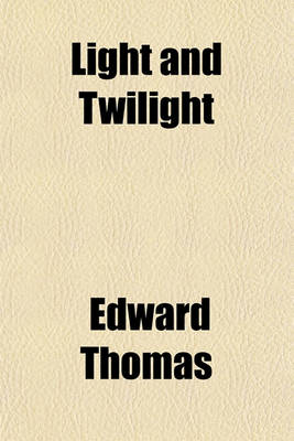 Book cover for Light and Twilight