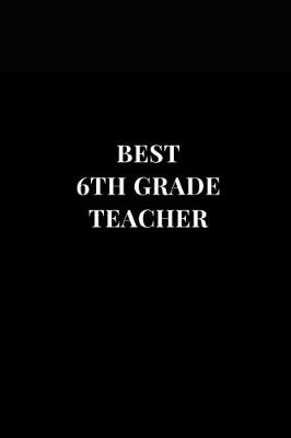 Cover of Best 6th Grade Teacher