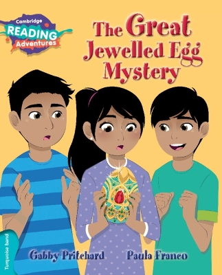 Book cover for Cambridge Reading Adventures The Great Jewelled Egg Mystery Turquoise Band