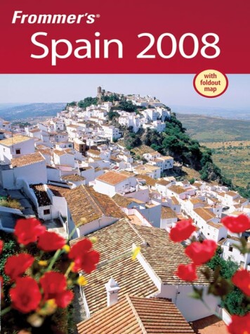 Book cover for Frommer's Spain 2008