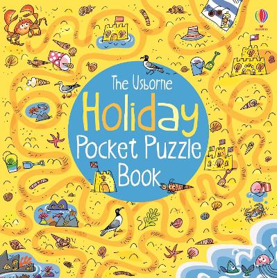 Book cover for Holiday Pocket Puzzle Book