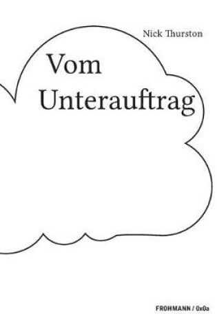 Cover of Vom Unterauftrag