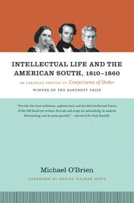 Book cover for Intellectual Life and the American South, 1810-1860