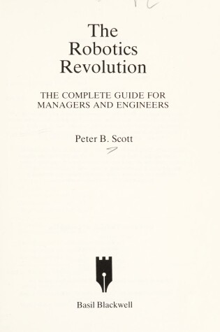 Cover of The Robotics Revolution