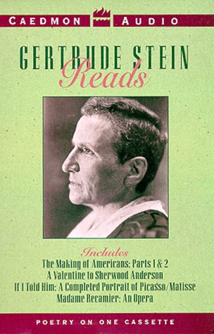 Book cover for Gertrude Stein Reads (1/50)