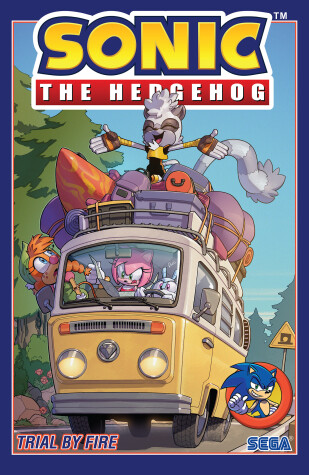 Book cover for Sonic the Hedgehog, Vol. 12: Trial by Fire