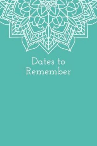 Cover of Dates to Remember Book