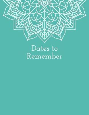 Book cover for Dates to Remember Book