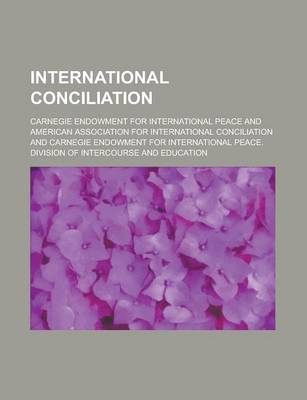 Book cover for International Conciliation