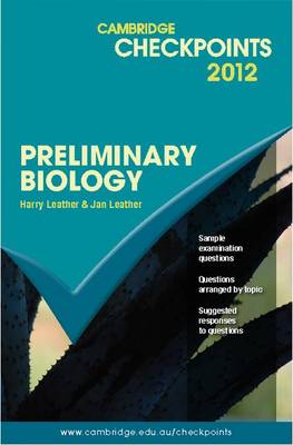 Book cover for Cambridge Checkpoints Preliminary Biology