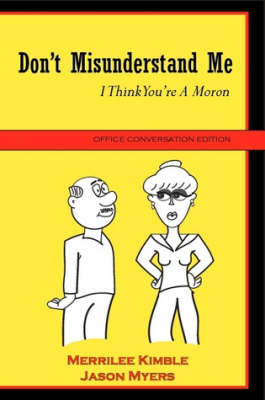 Book cover for Don't Misunderstand Me - Office Conversation Edition