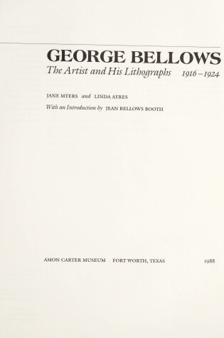 Cover of George Bellows