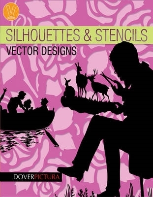 Book cover for Silhouettes and Stencils Vector Designs